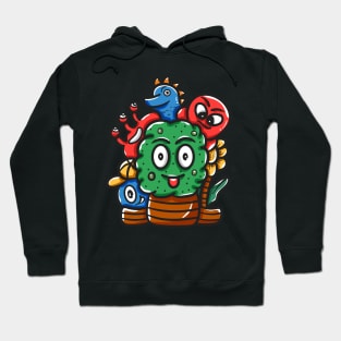 Face Monster Character Hoodie